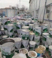 贵州贵阳工地回收三颗树天然彩沙真石漆30每桶，立邦面油50每桶