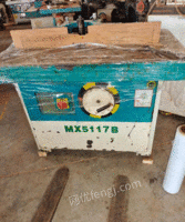 出售MX5117B立式单轴木工铣床，顺星辰木工机械厂，机器正常运转。