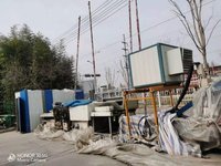 江苏宿迁出售2台二手玻璃设备-带盘刷玻璃清洗机