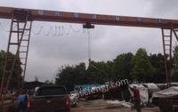 四川成都出售5吨龙门吊跨度17米+4.5米+3.5米 总高9米