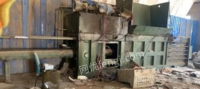 宁夏银川使用两年125吨压力废纸打包机出售因为回收业务变更
