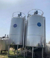 河北石家庄出售二手不锈钢发酵罐 冷凝 反应釜 双锥干燥机