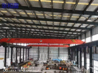 Shandong sells second-hand 10-ton single-beam cranes with various span specifications