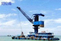 Recovery floating crane boat in Hubei area