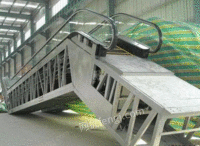 Recycling scrapped elevators in Qitaihe. Second-hand cargo elevators