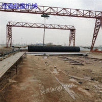 Full flower frame 10 tons second-hand single beam gantry crane span 20.2 meters platform treatment