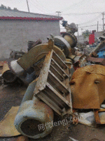 蘭州地区の回収工場で淘汰された物資一群