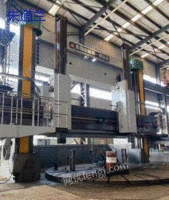 Buy second-hand Qiqihar 8-meter double-column vertical car, 14 years, Siemens system