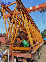 Henan sells a pair of second-hand 60-ton beam lifting machines with a span of 33 meters