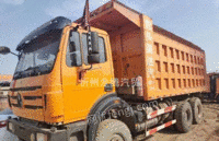 山西忻州出售19年340北奔自卸车,5.8米整体大箱