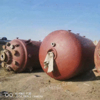 Now Zibo Tai Chi 20 cubic enamel reaction kettle, not feeding, complete procedures, there is a need to contact!