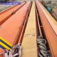 LD second-hand 10-ton single-beam crane with a span of 19.4 meters is sold