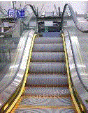 Escalators in recycling shopping malls in Henan