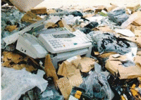 A large number of electronic wastes are recycled at high prices in Guangdong