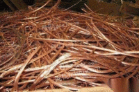 A large number of scrap copper wires are recovered in Baoshan District, Shanghai