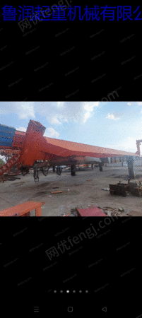 50/10トンスパン22.5メートルのツインビームクレーンを処理山東省泰安市
