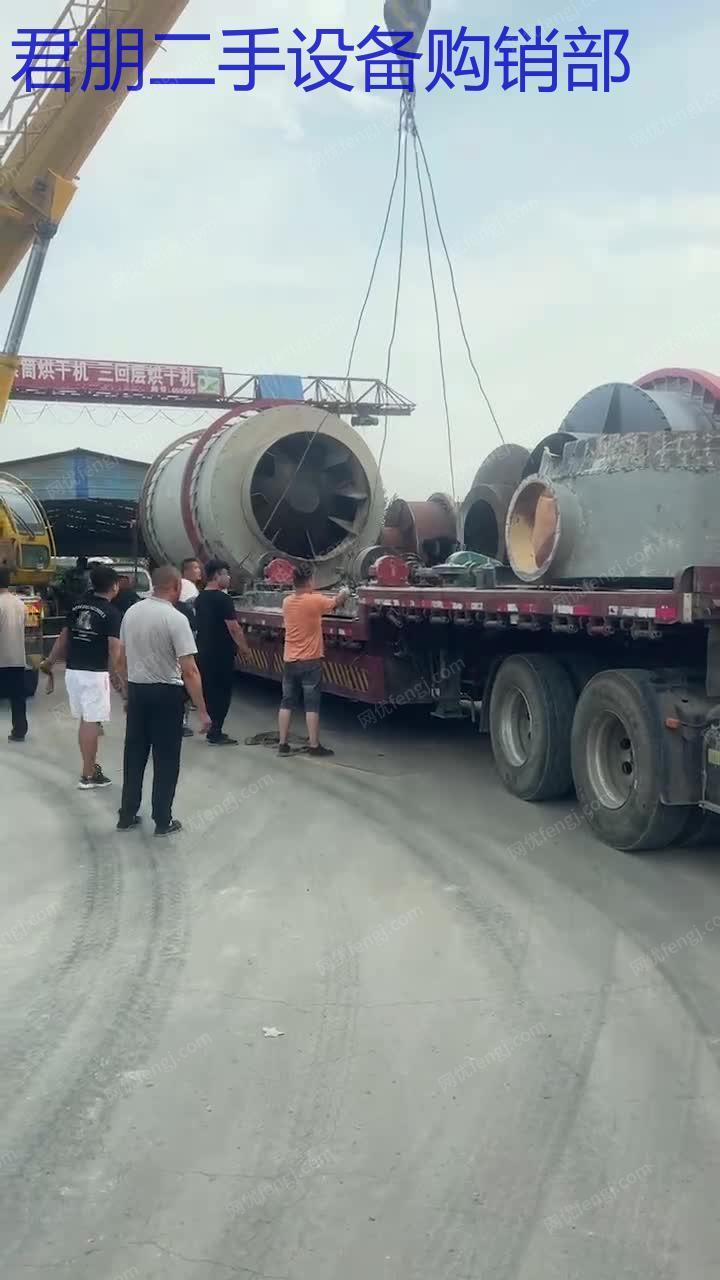 三筒石英砂连续式滚筒烘干机 三回程锯...