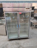安徽六安出售立式两门风冷展示柜，玻璃冷藏冰箱