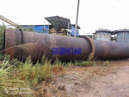 2.1*28m中古ロータリーキルンを回収