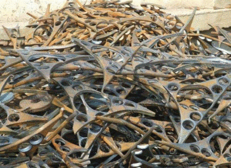 上海地区で使用済み鉄鋼を大量に回収