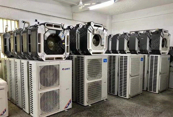 Long-term recycling of waste central air conditioners in Wuhan, Hubei Province