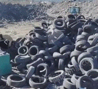 大量回收旧小车轮胎