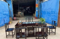 新疆乌鲁木齐出售南榆木茶桌，1.6米，一把主椅四把副椅，送货上门
