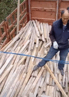 大量回收木方模板 杉木 短方 柴火