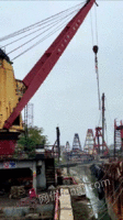 Disassembly of Guangdong recycling floating crane scrapping ship