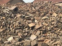 A batch of recycled refractories in Henan