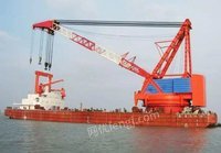 Scrapped floating crane ship recovered in Guangxi