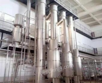 浙江杭州二手三效四体强制循环钛材蒸发器出售