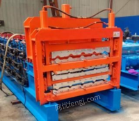 安徽淮北数控800仿树脂琉璃瓦设备 竹筒琉璃瓦机 钢结构压瓦机出售