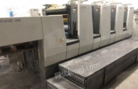 山东潍坊转让2005年日本小森428四开四色胶印机，720*520幅面，高配，