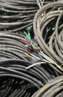高价回收电线电缆 工地废料