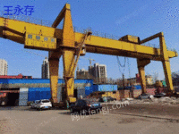 Low-cost treatment of second-hand 40/10 tons double-girder gantry crane in Shaanxi