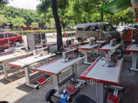 Guangdong recycles a large number of blues overlock sewing machines, sewing machines, trimming machines, four-wire and three-wire sewing machines