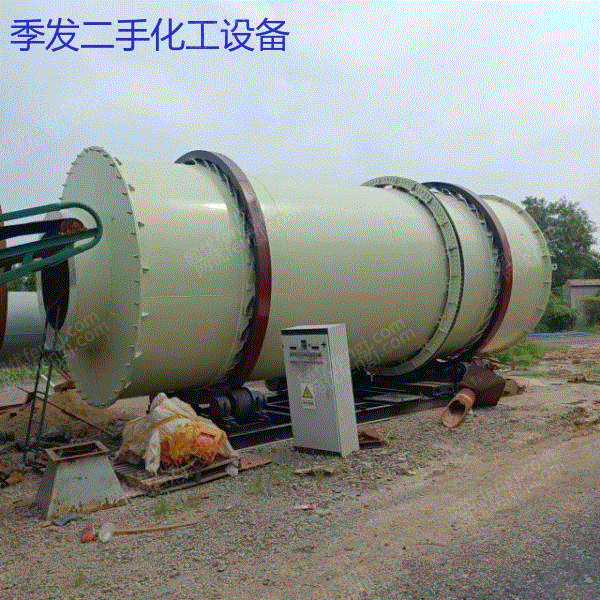 二手三回程常压滚筒烘干机 电加热碳渣滚筒烘干设备 运行稳定 二手烘干机转让