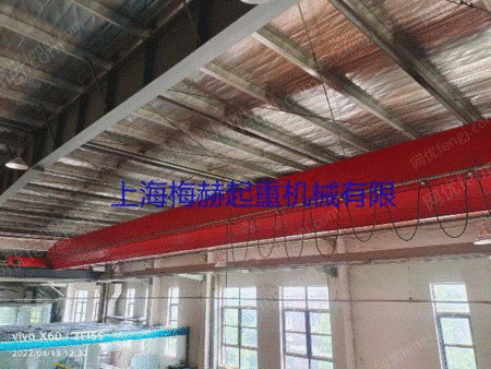 江蘇省蘇州市、中古10トン単梁クレーンを売却
