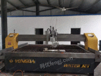 Transfer 80% of the new second-hand water knife cutting machine AC five-axis rock plate processing machine fully automatic numerical control cutting special-shaped glass package installation