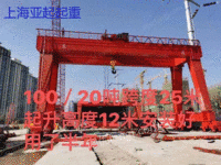 Shanghai Yaqi sells new 100T gantry crane