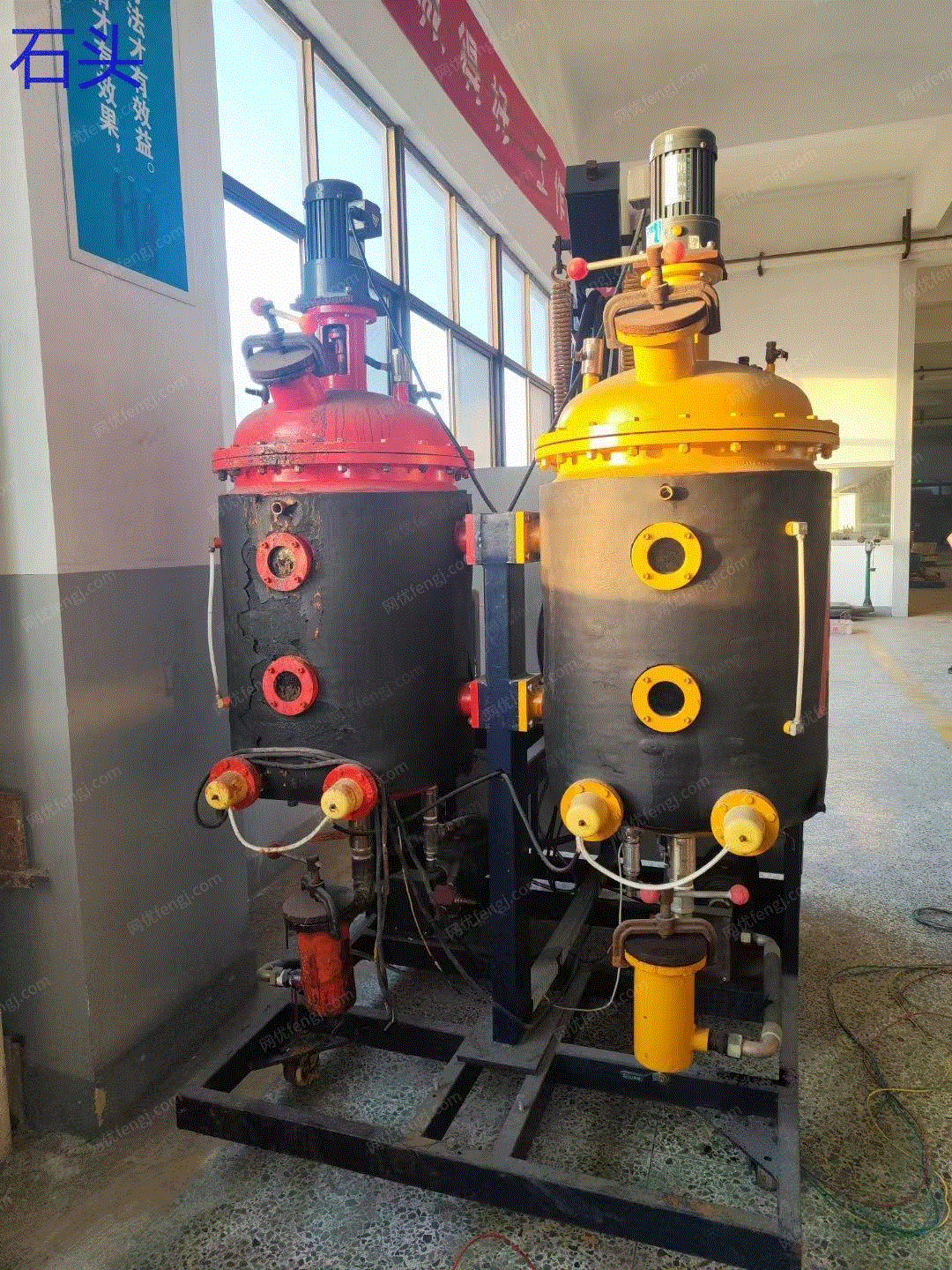 出售浙江领新聚氨酯高压发泡机发泡设备免清洗-浙江地区-石仕兵(二手