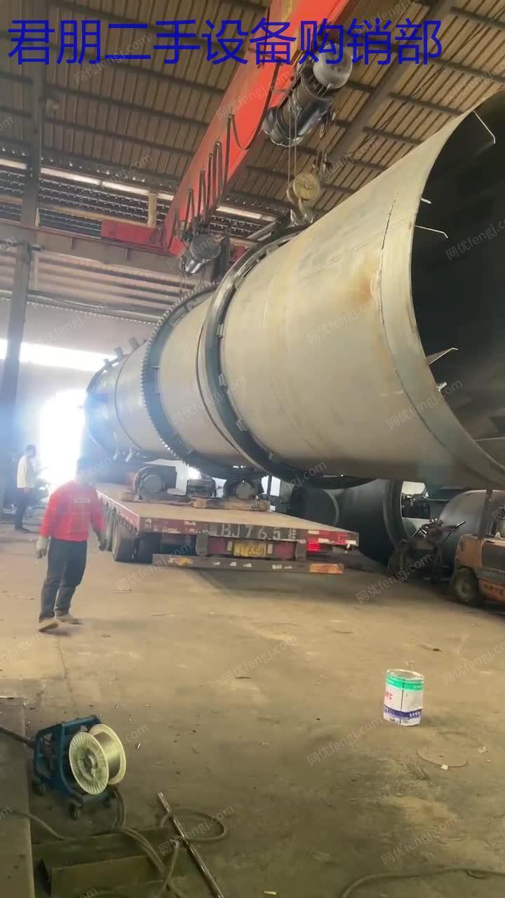 二手生物质颗粒滚筒烘干机生产线 不锈...