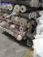 大量回收各种服装辅料，布料，纱线，皮革
