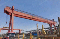 河北沧州转让16吨双梁龙门吊。