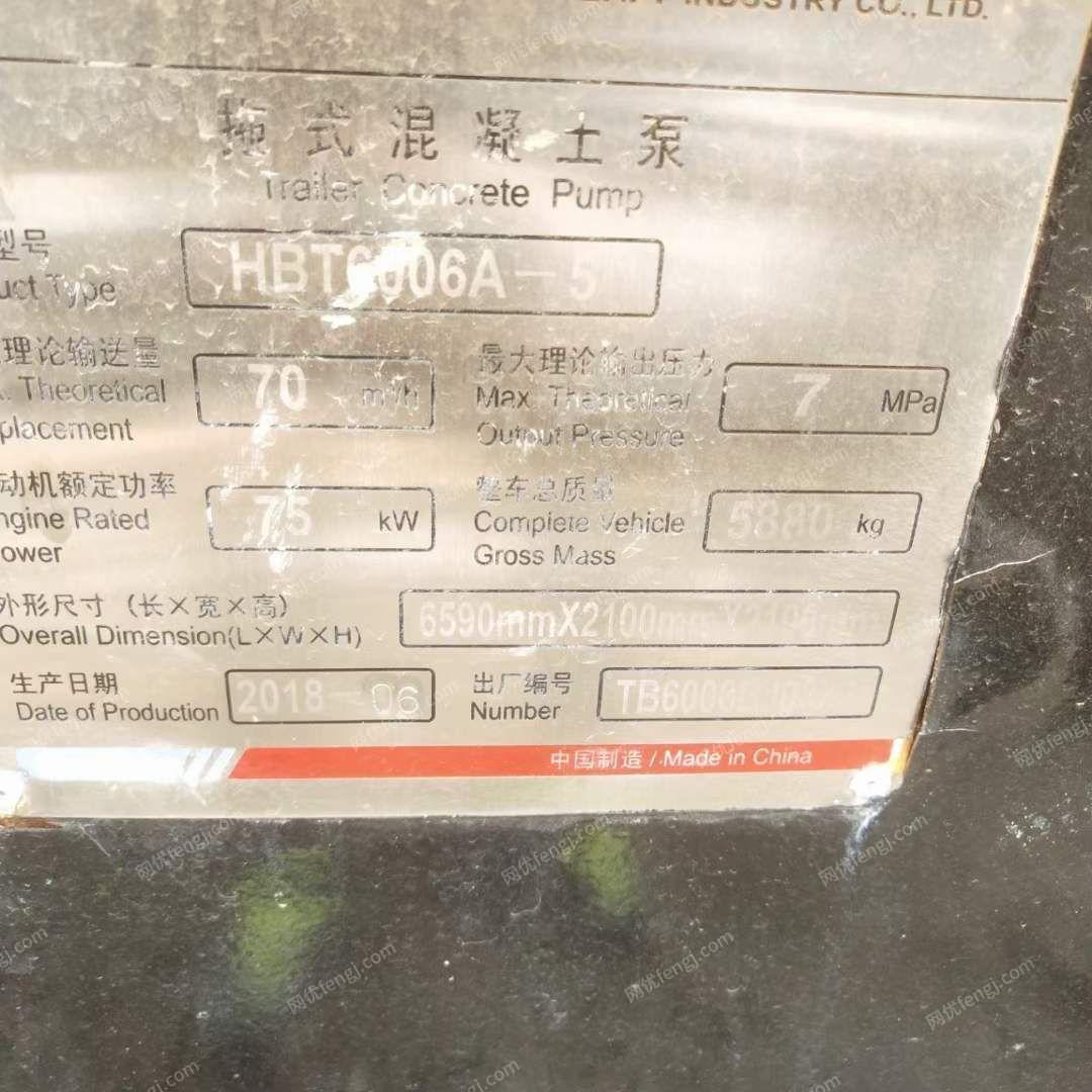二手泵车出售