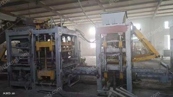 低价处理一套二手群峰10型砖机
