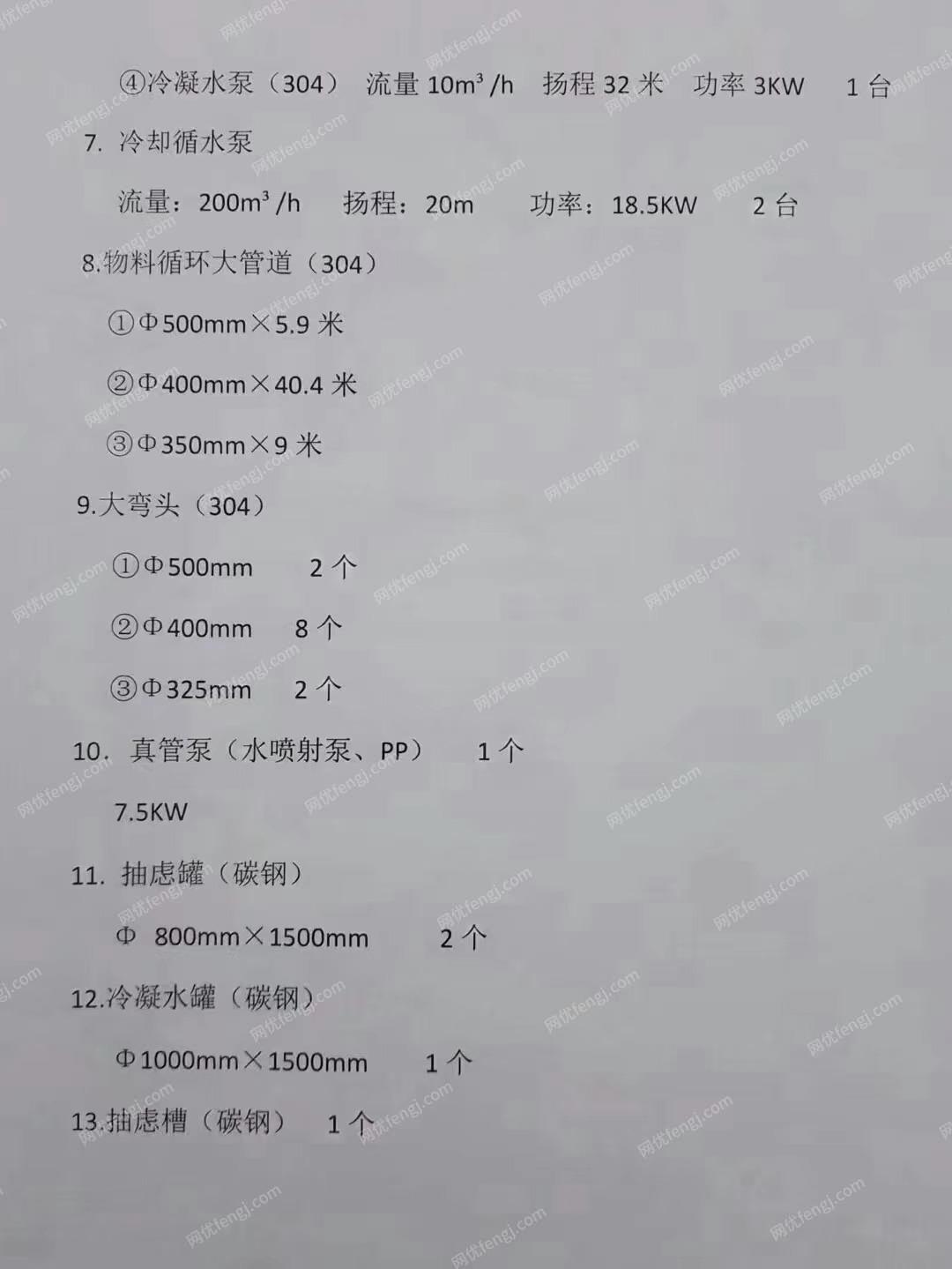 二手污水处理设备价格