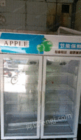 广东汕头双门保鲜展示冰箱九成新出售