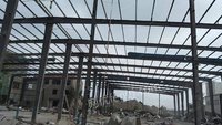湖北武汉宽52米长54米高9.5米二手钢结构厂房出售